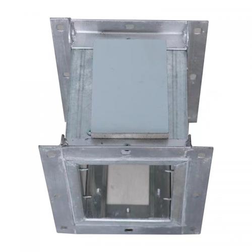 内蒙古呼市双面保温防火风管酚醛保温风管镁质彩钢防火风管复合防火风管