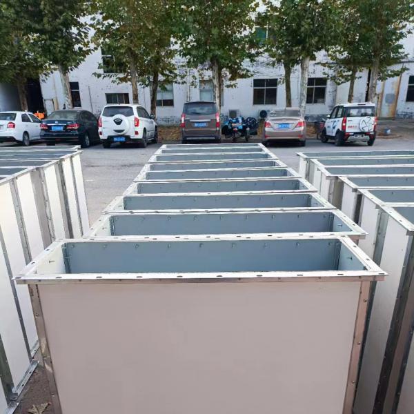 内蒙古呼市双面保温防火风管酚醛保温风管镁质彩钢防火风管复合防火风管