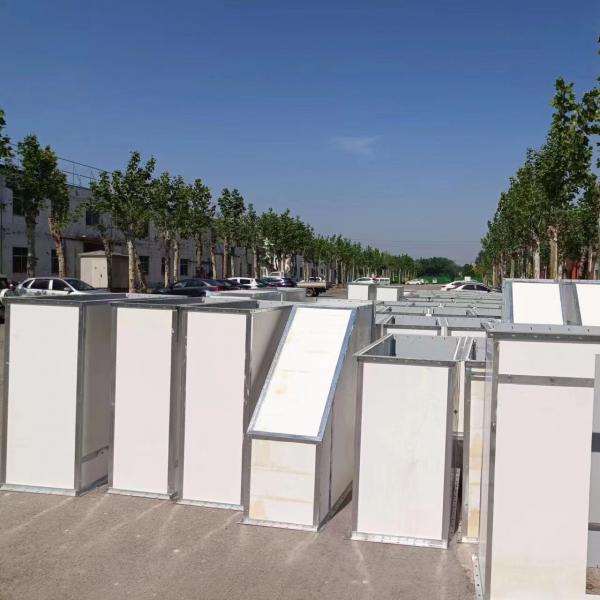 内蒙古呼市双面保温防火风管酚醛保温风管镁质彩钢防火风管复合防火风管