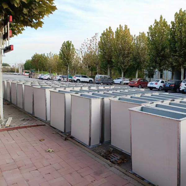 内蒙古呼市双面保温防火风管酚醛保温风管镁质彩钢防火风管复合防火风管